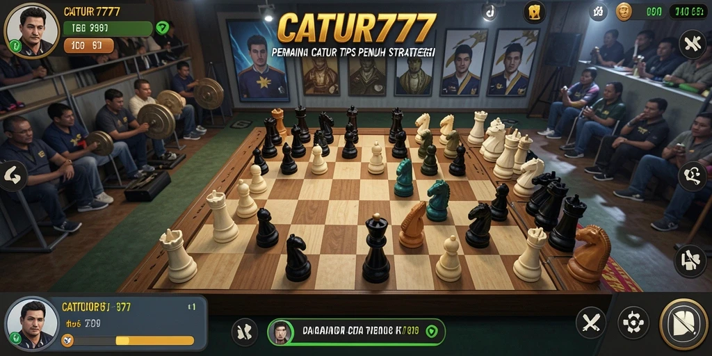 Tampilan gameplay TPS yang menegangkan di CATUR777.