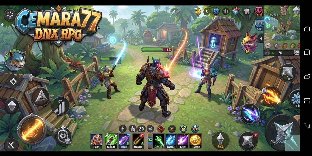 Tampilan gameplay CEMARA77 yang mendebarkan dan penuh aksi.