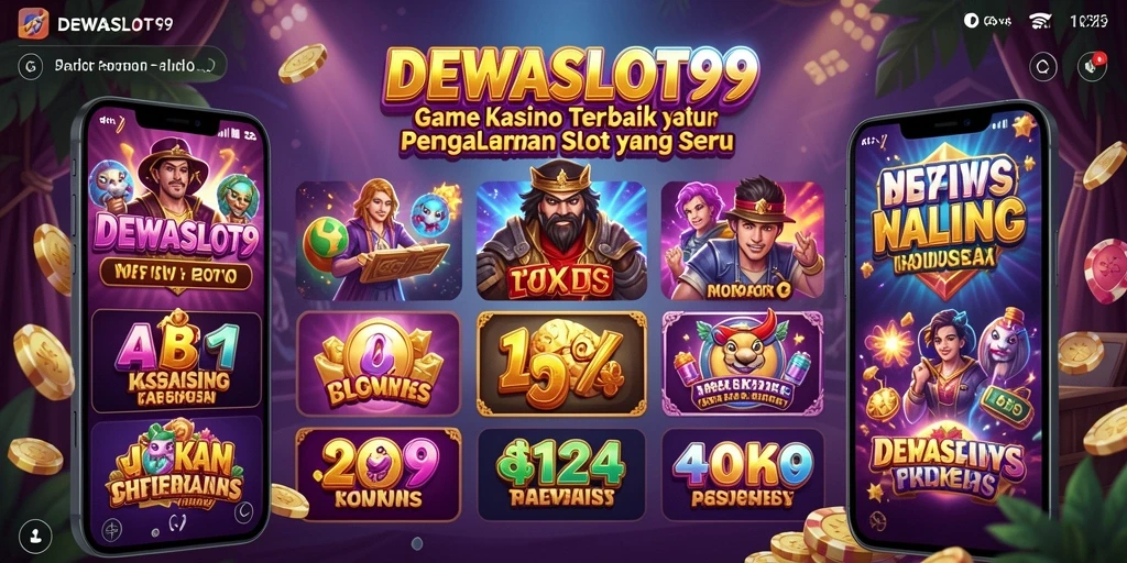 Screenshot DEWASLOT99 menampilkan keseruan gameplay slot kasino.