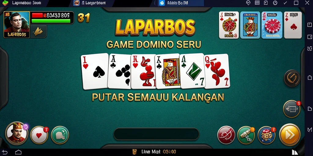 Tampilan gameplay LAPARBOS yang menarik dan seru.