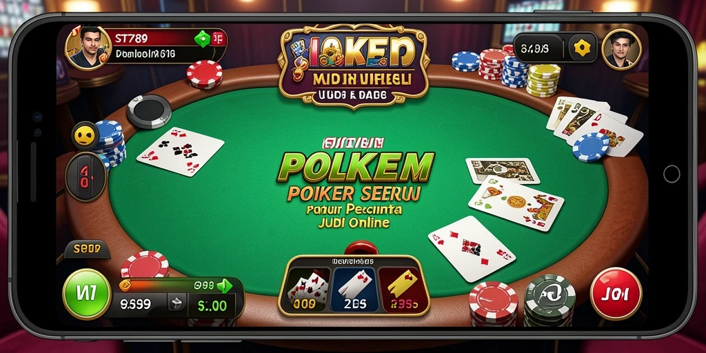 Tampilan gameplay poker yang menarik dan interaktif di ST789.