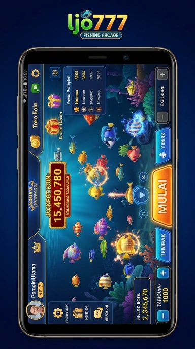 Screenshot antarmuka pengguna aplikasi ljo777 yang mudah digunakan.